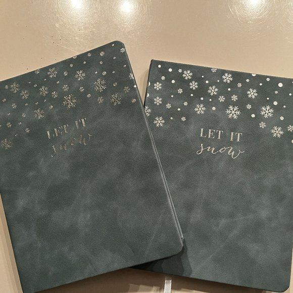 Journals /Set of Two Journals ("Let is Snow") (new) (h/s)‎ - Picture 1 of 12